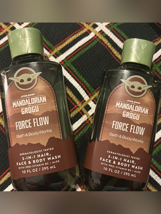 Bath & Body Works Other - X2 Bath & Body Works Star Wars Mandalorian Grogu Force Flow 3 in 1 Wash
